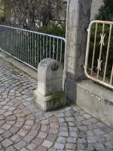 Kgl.-sächs. Postmeilenstein in Burgstädt
