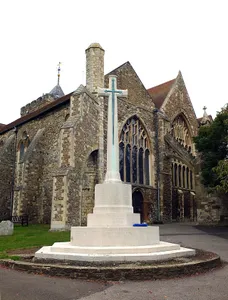 War Memorial in St Mary's churchyard, Rye