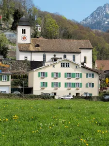 Catholic Bühl Church of the Holy Cross with chaplaincy