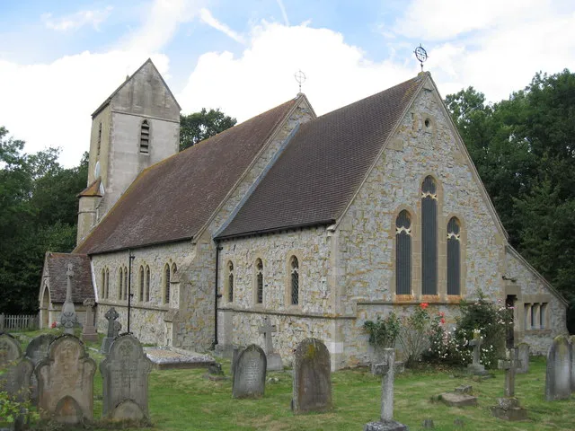 St John the Baptist Church, Outwood. In the middle of the 1800s Alfred and Mary Lloyd were the owners of the Harewoods Estate, an extensive farm and forest area south of Lower Nutfield. They set about the process of creating a parish and providing a parish church  in the main for their employees. The church building was constructed in a plain 'lancet' style to a design by the celebrated architect, William Burges, who designed Cardiff Castle. In 1869 the church building was completed and dedicated with the creation of the parish of St John the Baptist, Outwood. The church comprises a nave of five bays and a chancel with a broad, square tower at the west end. This 'saddle-back' tower was added to the church in 1874 by W. P. Manning and contains, unusually, 4 bells.