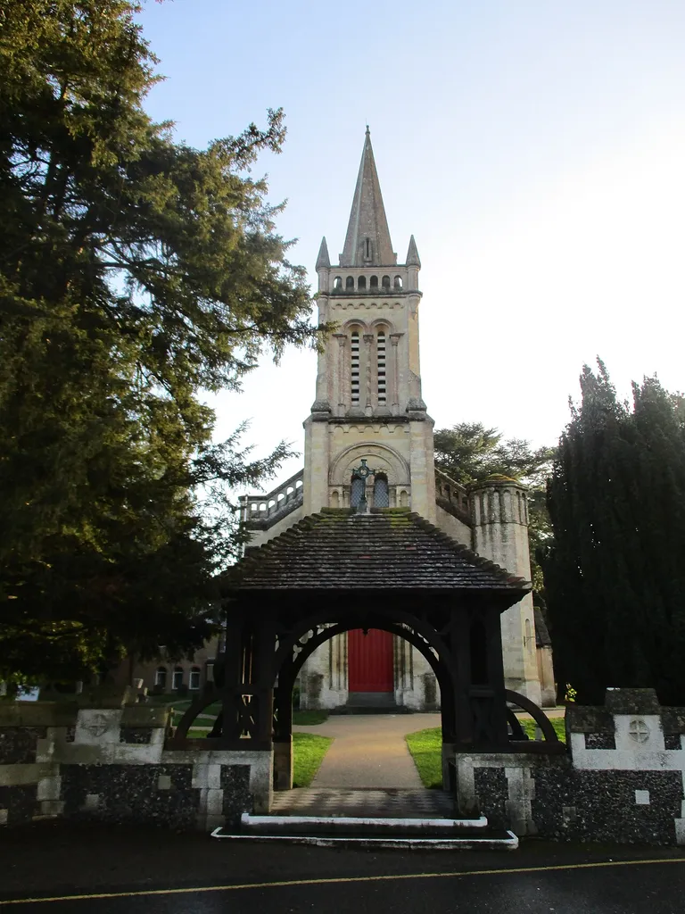 Church of St. Mary at Shaw, Newbury, Berkshire. England. The lychgate is Grade II listed.