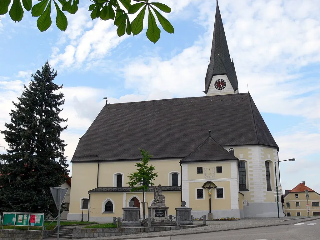 Michaelnbach ( Upper Austria ). Saint Michael parish church.