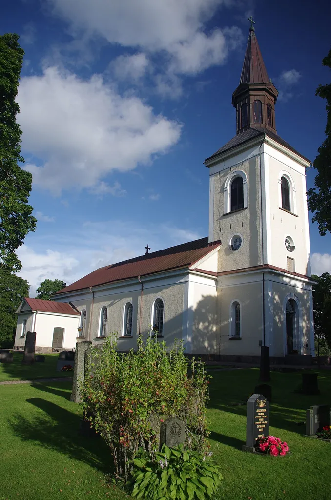 Blidsberg church in Ulricehamn muicipality in Västergötland and Västra Götaland county, Sweden.