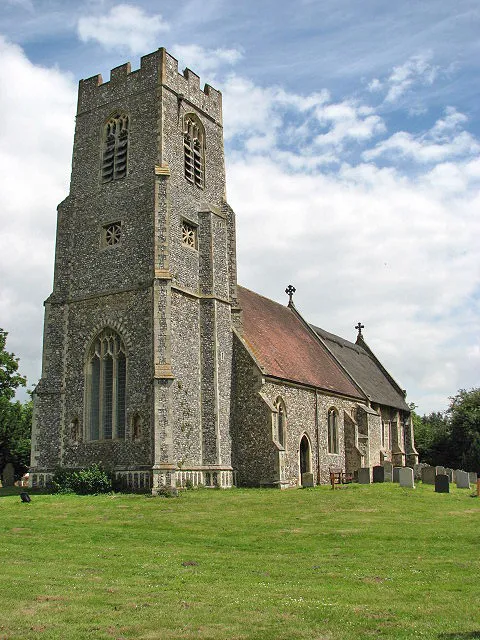St Mary's church. St Mary's church > 863783 - 863801 is situated just north of the River Bure and has - according to Pevsner's "The Buildings of England, Norfolk 1: Norwich and North-East" - one of the most ambitious Early English chancels > 863790 - 863795 of any Norfolk parish church; the chancel, with its lancet windows and matching arcading below, is set lower than the nave and dates from c. 1220-30. The church was restored in the late 1800s by Diocesan architect Richard Phipson, who is also responsible for adding the north chapel > 863803. The most notable survival from earlier times is the C15 seven sacrament font > 863805 - 863808. The church is open every day. For more information see: http://www.norfolkchurches.co.uk/burghnextaylsham/burghnextaylsham.htm