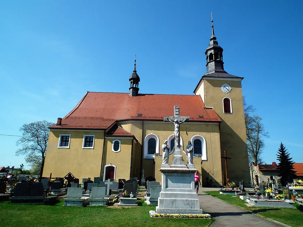 Kościół św. św. Piotra i Pawła w Kotach w pow. tarnogórskim.