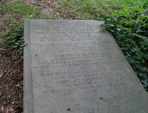Tomb Of Harriet Long And Jacob Walker In The Churchyard Of The Old Parish Church Of St Mary