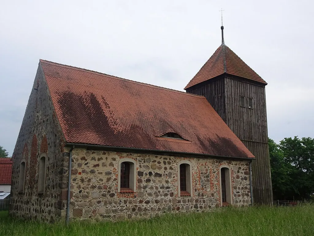 Dorfkirche Groß Pankow, Ansicht von Nordosten