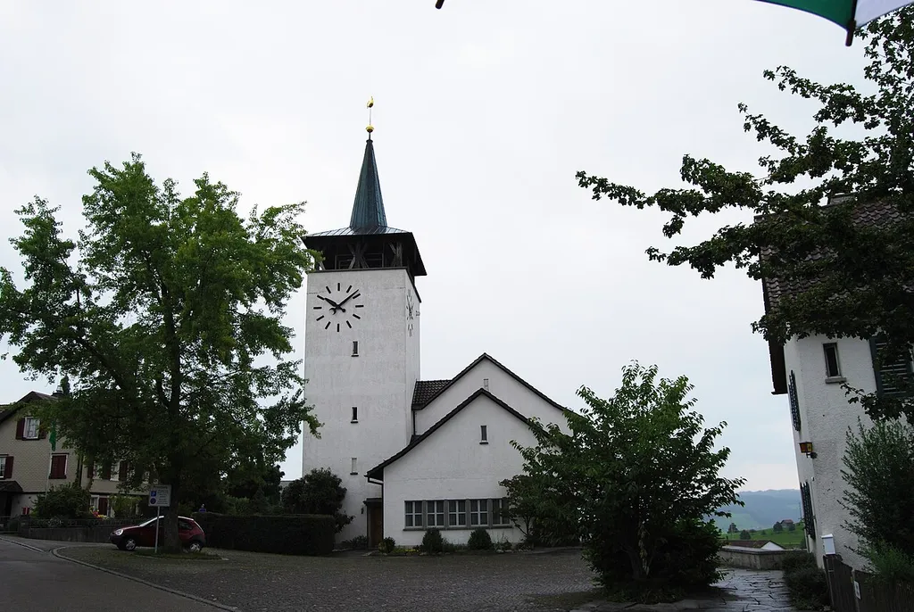 Protestant Church Kirchberg, canton of St. Gallen, Switzerland