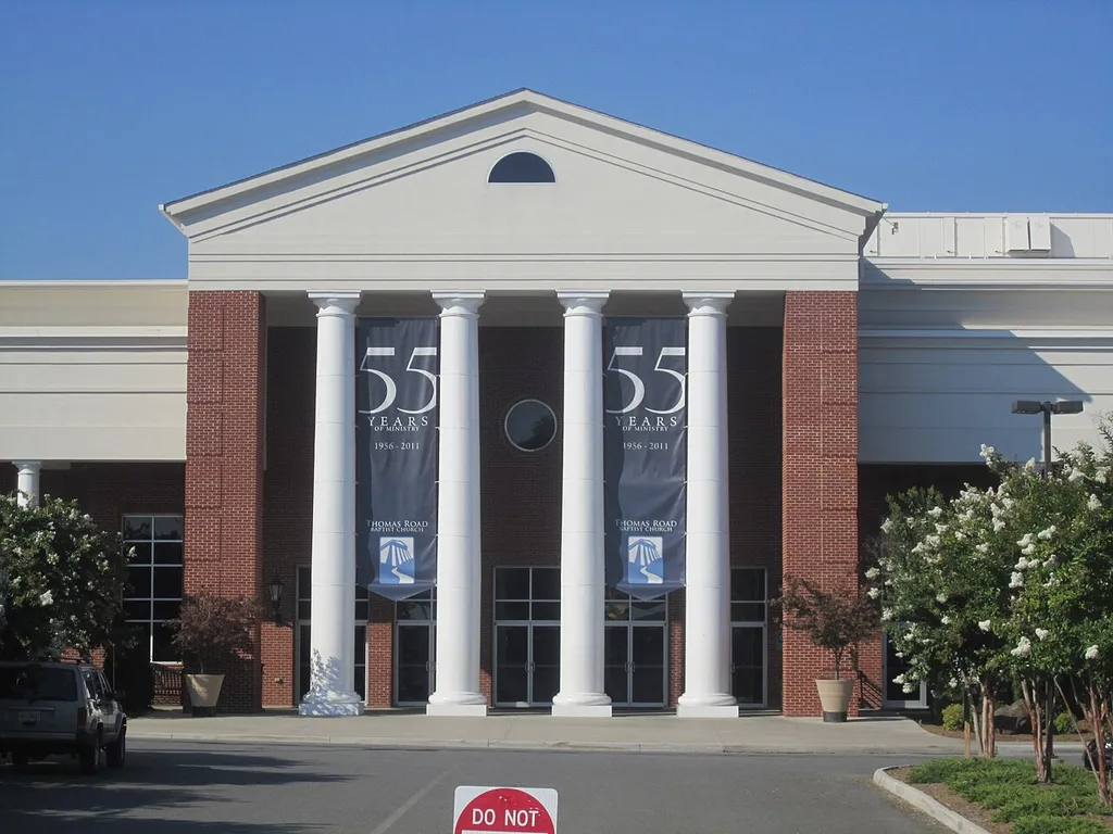 I took photo with Canon camera at Thomas Road Baptist Church in Lynchburg, VA.