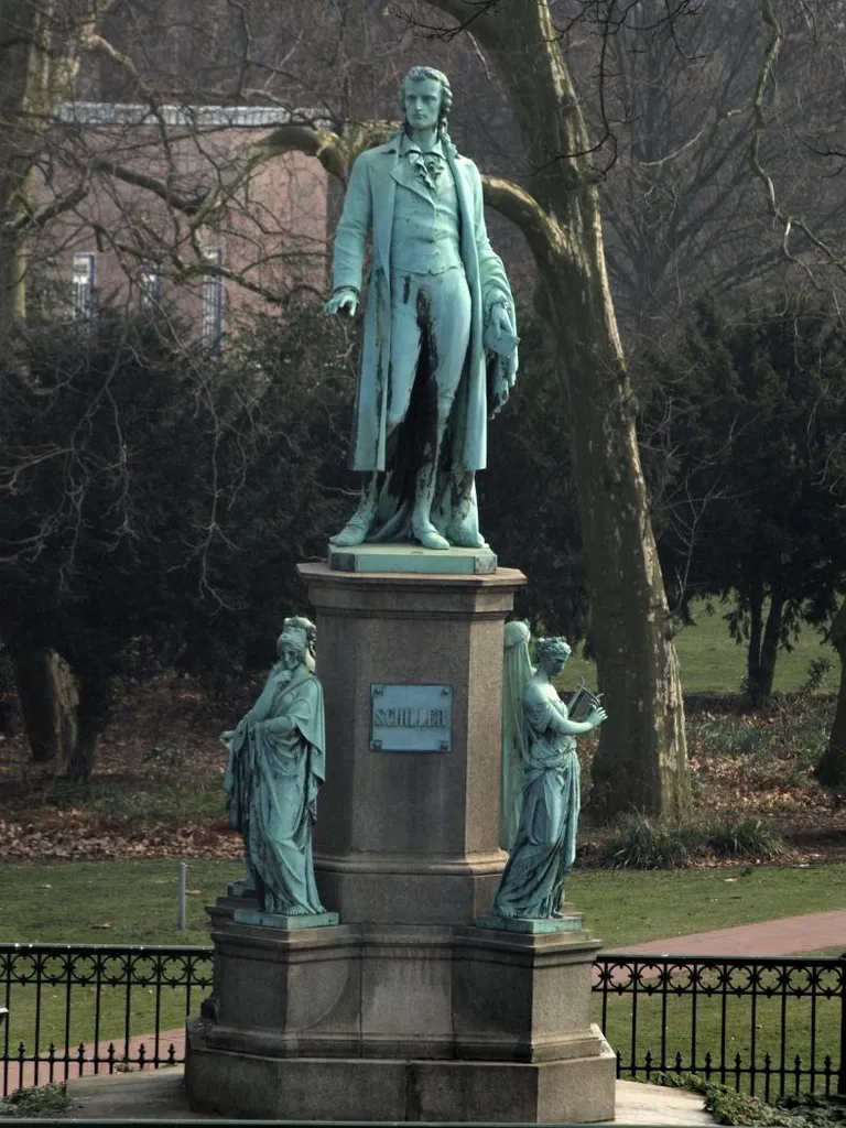 Schiller-Denkmal in Hamburg, Dammtordamm, Foto 2014