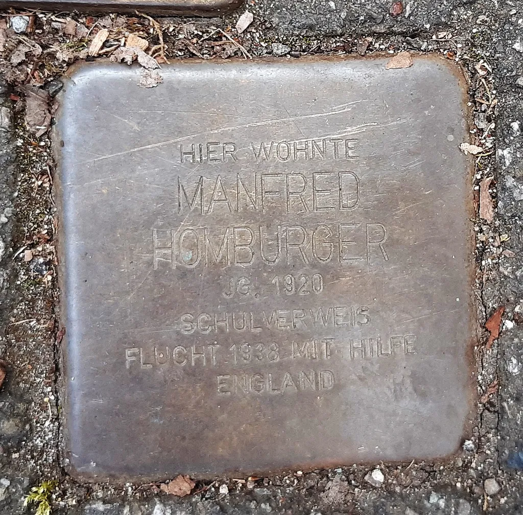 Stolperstein für Manfred Homburger in Freiburg, Goethestraße 14