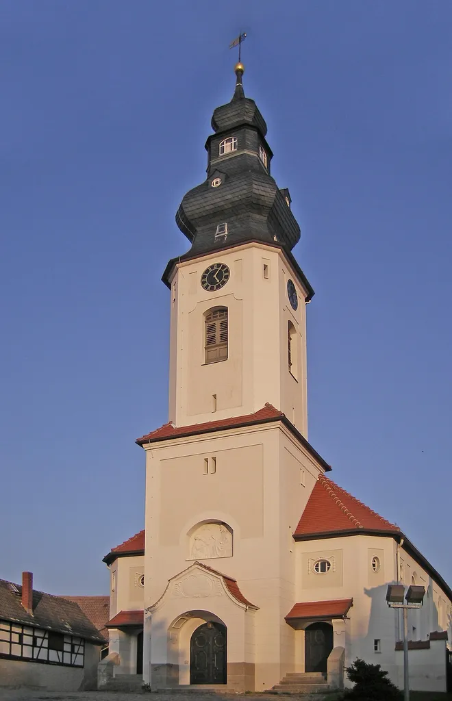 Church in Wintersdorf/Thuringia near Altenburg