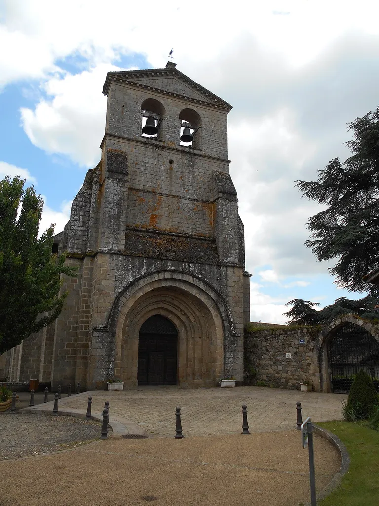 L'église de Solignac, Haute-Vienne, France