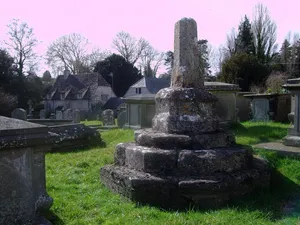 Medieval cross in St Mary's churchyard