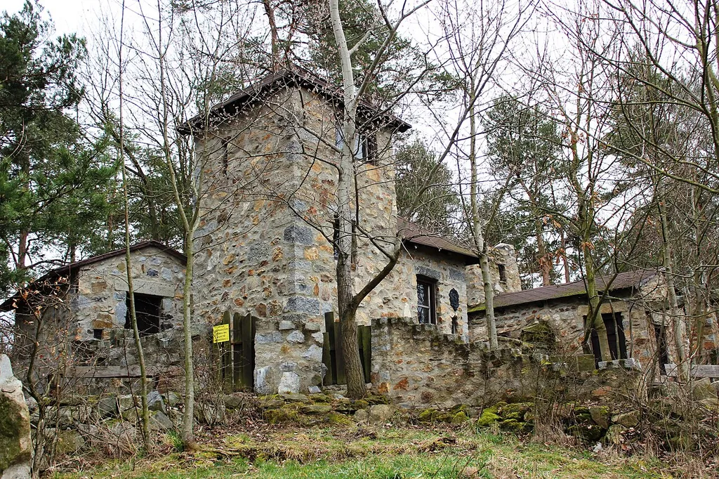 Hrad Švecburg. Kváskovice - okres Strakonice. Česká republika.