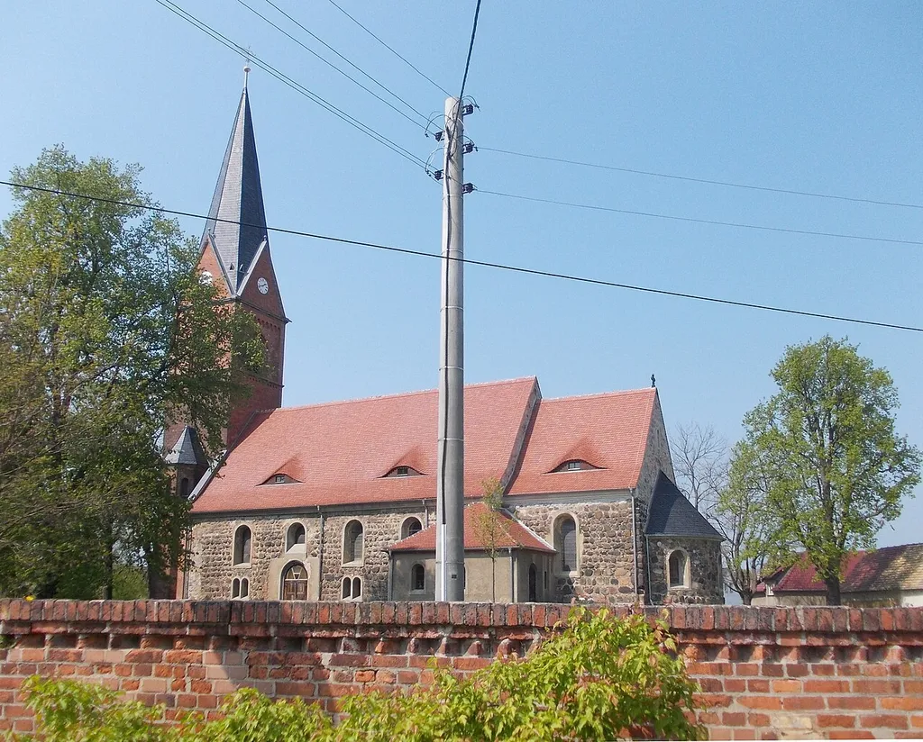 Village church of Pouch (Muldestausee, Anhalt-Bitterfeld district, Saxony-Anhalt)