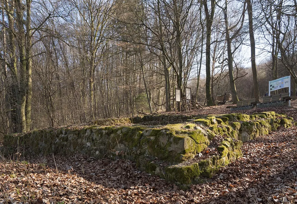 Wallanlagen, mittelbronzezeitlichzes Hügelgräberfeld und römischer Burgus Hirschleitengraben auf dem Kürnberg