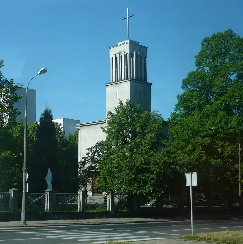 Kościół pw. Opatrzności Bożej w Łodzi - ul. Kolińskiego 26 (róg Inflanckiej).