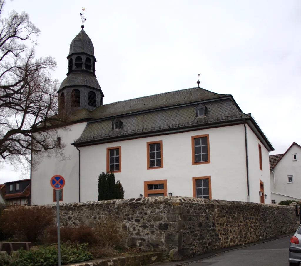 Protestant church in Giessen/Roedgen Kirchenring 12 / Hesse / Germany
