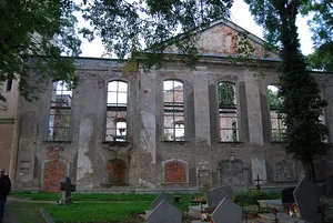 Ruins of evangelical church in Miłków