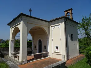 church by the bridge on the Chiese river
