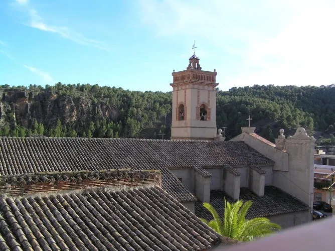 Bell Tower of the catholic Church of Olocau.