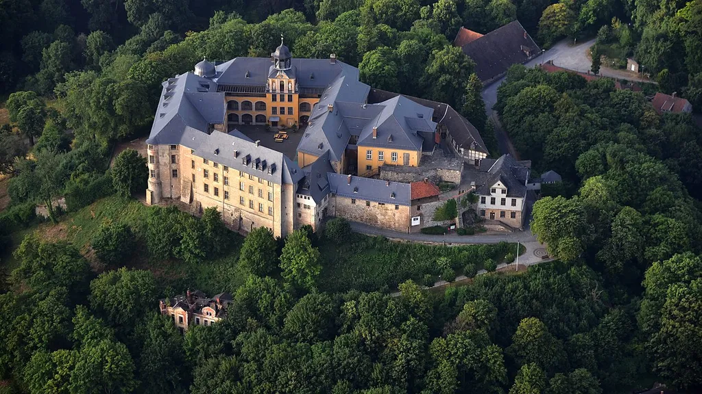 Schloss Blankenburg (Harz), Luftaufnahme (2018)