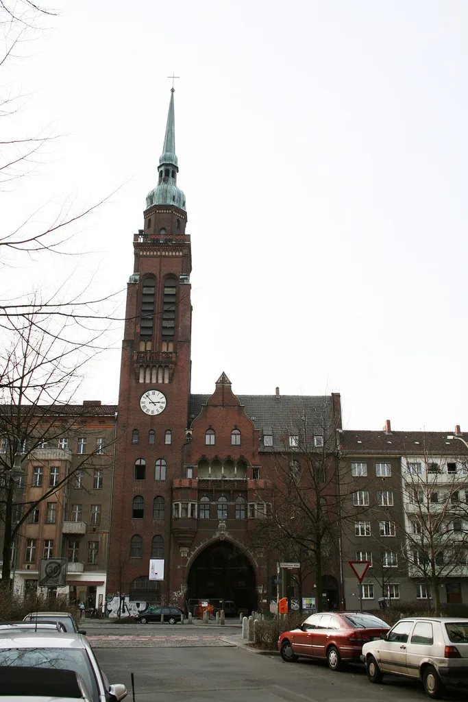 Front of the Segenskirche in Berlin, Germany