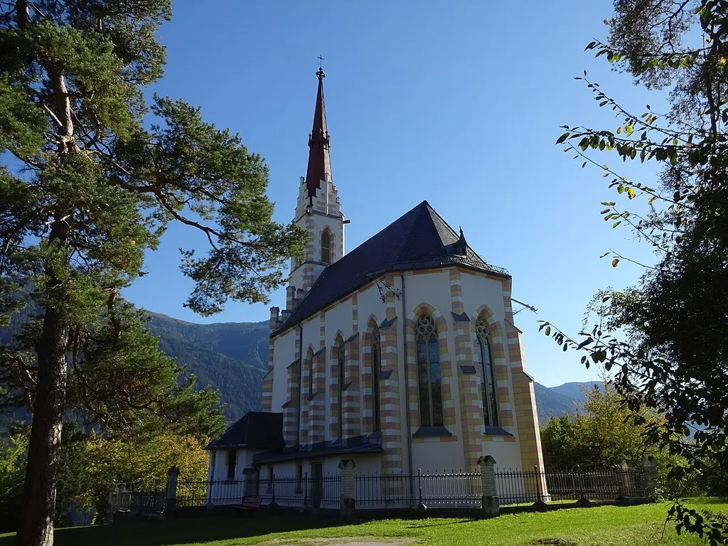 This media shows the remarkable cultural object in the Austrian state of Tyrol listed by the Tyrolean Art Cadastre with the ID 19833. (on tirisMaps, pdf, Fotoarchiv Tiroler Kunstkataster, more images on Commons, Wikidata)