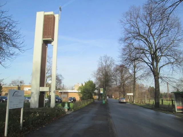 Hamm, Kirchturm der Friedenskirche in Wiescherhöfen