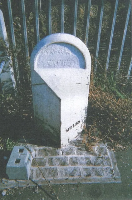 Old Milepost by the A306, Rocks Lane, Barnes