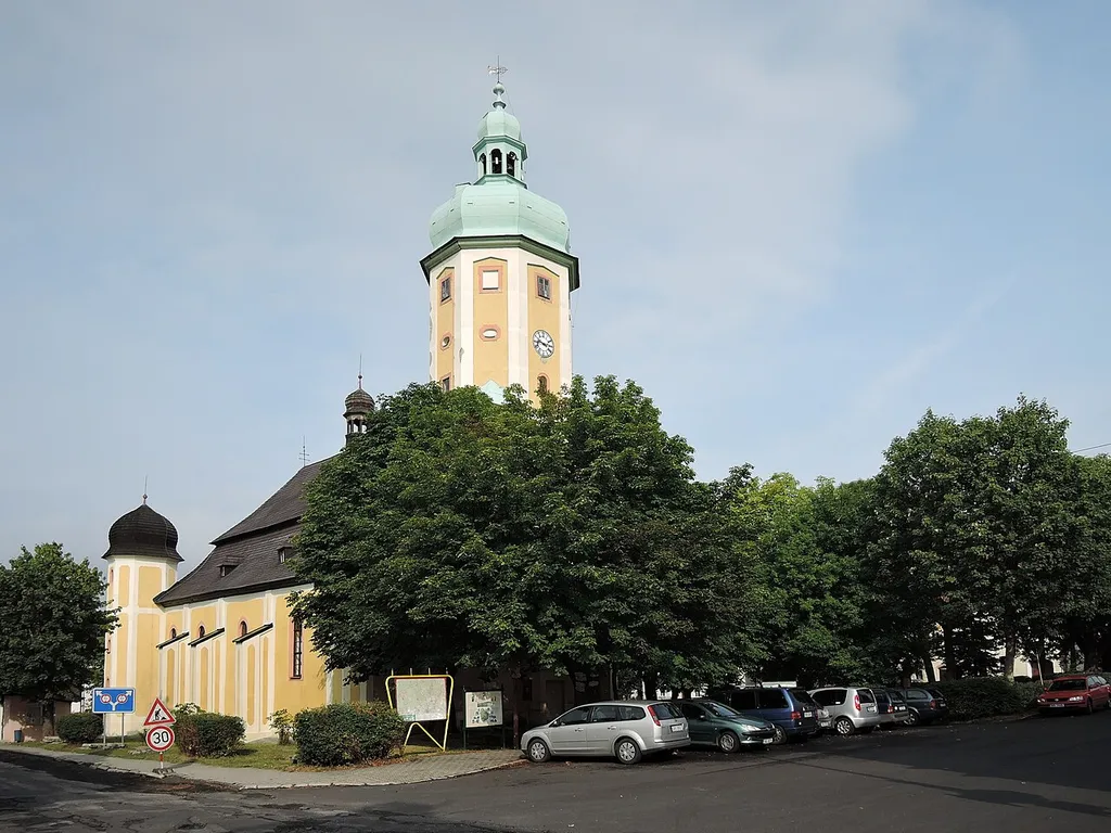 Horní Blatná, kostel sv. Vavřince