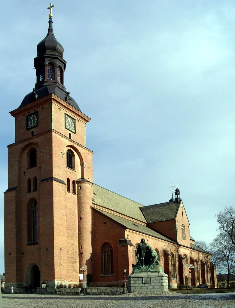Falu Kristine kyrka. (Perspektivet i bilden är justerat)
