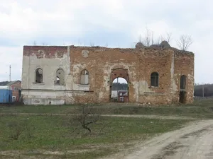 Ruins of church in Bytytsia