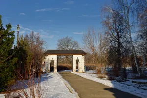 Gate of the church fence in the Avdotyino estate