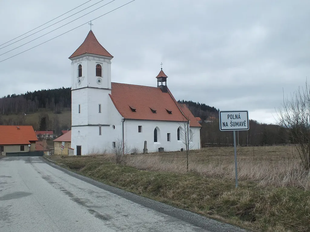Polná na Šumavě - the Saint Martin church