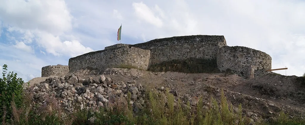 Nordansicht der Burgruine Waldeck (Oberpfalz)