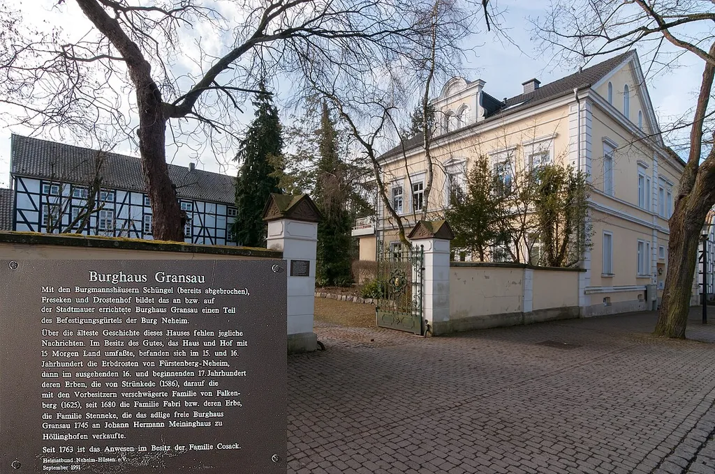 Neheim Altstadt; Burgstraße; Burghaus Gransau