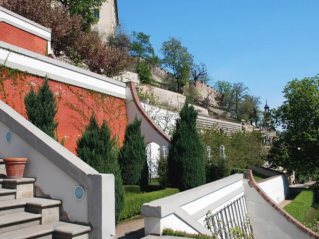 Gardens of Malá Strana palaces, under the Prague Castle.