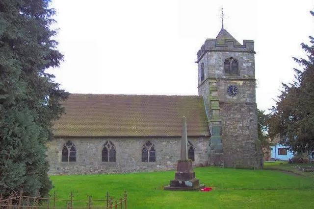 St Lawrence's parish church, Little Wenlock, Shropshire, seen from the north