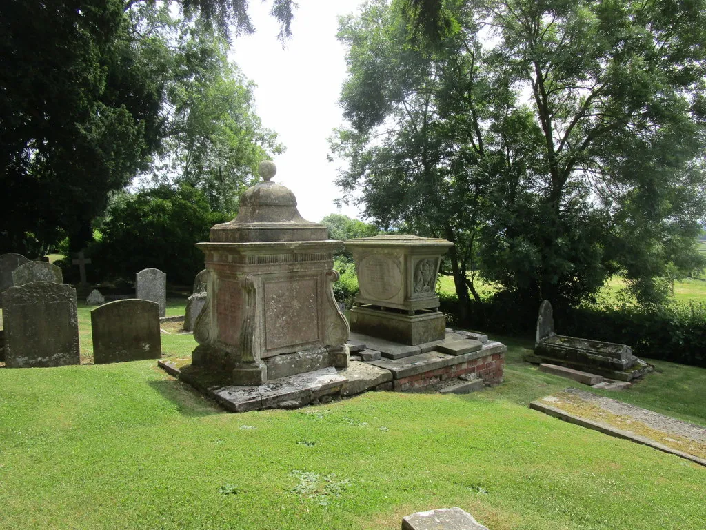 Tombs in the churchyard, Forthampton
