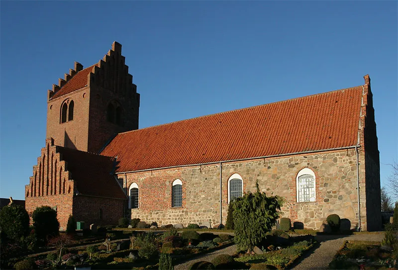 Grevinge Kirke (church) in the northwestern part of Zealand, Denmark Photo taken December 2005 by Henrik Jessen
