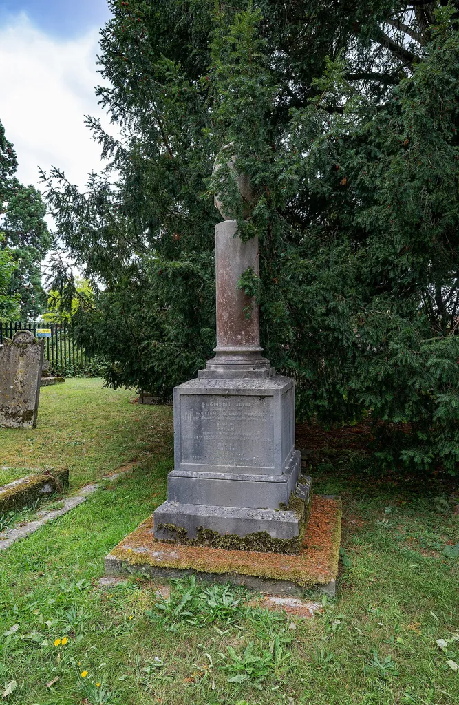 Hadlow: Yardley Memorial approximately 2.5 metres west of the tower of the Church of St Mary, Grade II