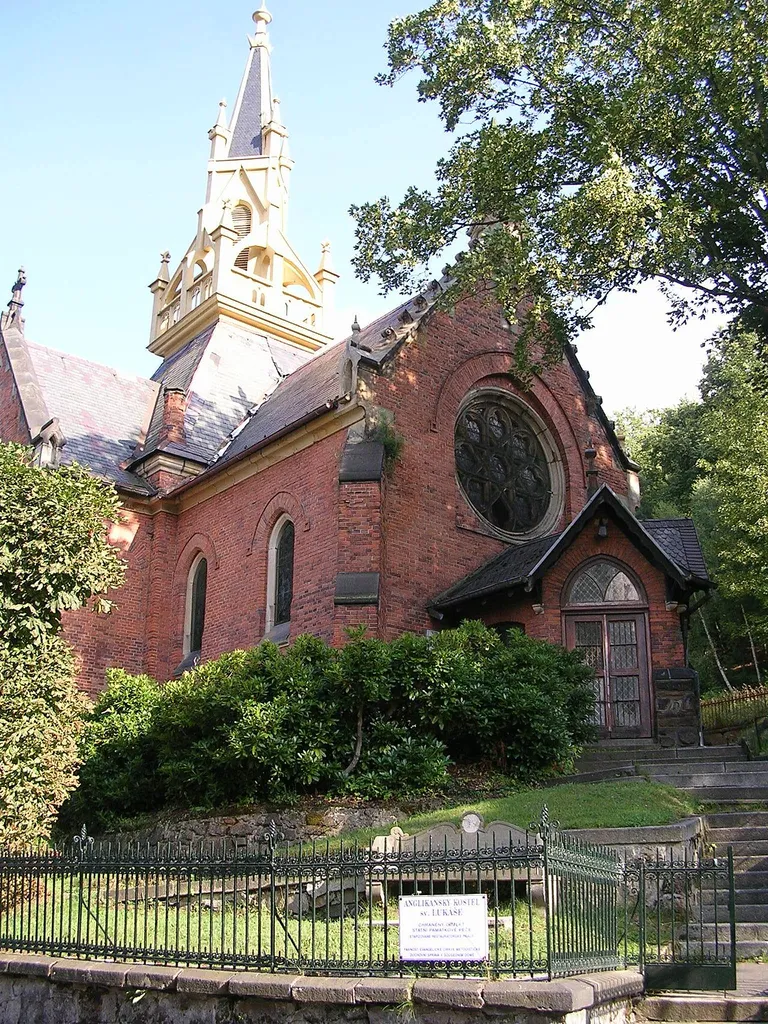 Karlovy Vary, the Czech Republic. Anglican church of St. Lucas.