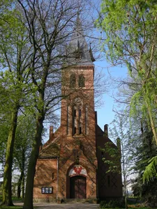Sacred Heart church in Grzybno