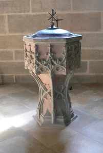 Baptismal font of St. Andreas (Weißenburg in Bayern)