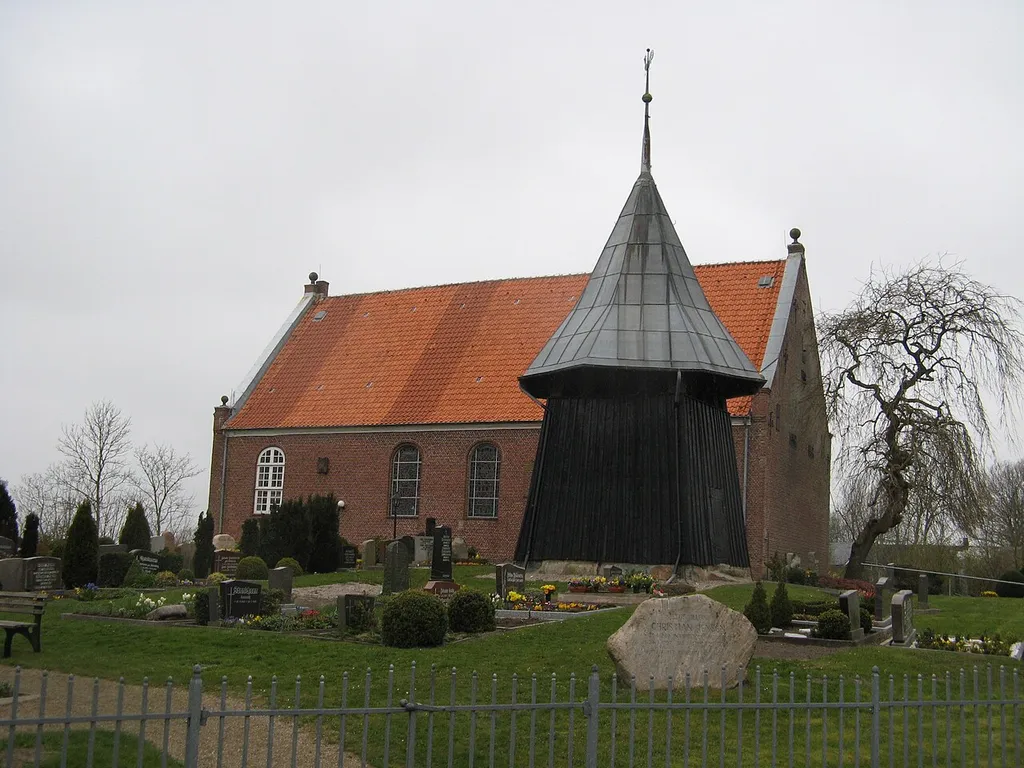 Church in Fahretoft. Author: Dirk Ingo Franke