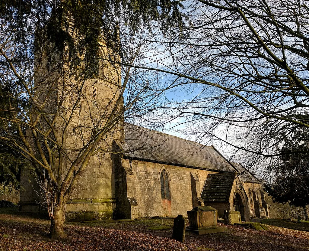 St Michael's Church, Church Lane, Pleasley .mw-parser-output .messagebox{margin:4px 0;width:auto;border-collapse:collapse;border:2px solid var(--border-color-progressive,#6485d1);background-color:var(--background-color-neutral-subtle,#fbfcff);color:var(--color-base,#202122);box-sizing:border-box;border-inline-start-width:8px}.mw-parser-output .messagebox.mbox-small{font-size:88%;line-height:1.25em}.mw-parser-output .mbox-warning,.mw-parser-output .mbox-speedy{border:2px solid var(--border-color-error,#b22222);background:var(--background-color-error-subtle,#ffdbdb);border-inline-start-width:8px}.mw-parser-output .mbox-serious,.mw-parser-output .mbox-delete,.mw-parser-output .mbox-stop{border:2px solid var(--border-color-error,#b22222);border-inline-start-width:8px}.mw-parser-output .mbox-issue,.mw-parser-output .mbox-content{border:2px solid #f28500;background:var(--background-color-warning-subtle,#ffe);border-inline-start-width:8px}.mw-parser-output .mbox-query,.mw-parser-output .mbox-style{border:2px solid #f4c430;background:var(--background-color-warning-subtle,#ffe);border-inline-start-width:8px}.mw-parser-output .mbox-shit{border:2px solid #960;border-inline-start-width:8px}.mw-parser-output .mbox-license{border:2px solid #88a;border-inline-start-width:initial}.mw-parser-output .mbox-legal{border:2px solid var(--border-color-notice,#666);background:var(--background-color-base,#fff);border-inline-start-width:8px}.mw-parser-output .mbox-honor{border:2px solid #ca3;background:var(--background-color-warning-subtle,#fcf4db);border-inline-start-width:8px}.mw-parser-output .mbox-growth{border:2px solid #8d4;background:var(--background-color-success-subtle,#d5fdf4);border-inline-start-width:8px}.mw-parser-output .mbox-move{border:2px solid #93c;border-inline-start-width:8px}.mw-parser-output .mbox-protection,.mw-parser-output .mbox-message{border:2px solid var(--border-color-base,#aaa);border-inline-start-width:8px}.mw-parser-output .messagebox .mbox-text{border:none;pa