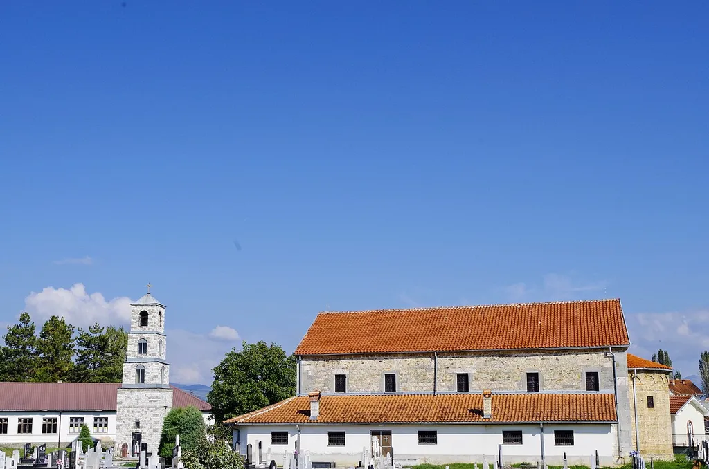 View of the St. George's Church in the village Drmeni