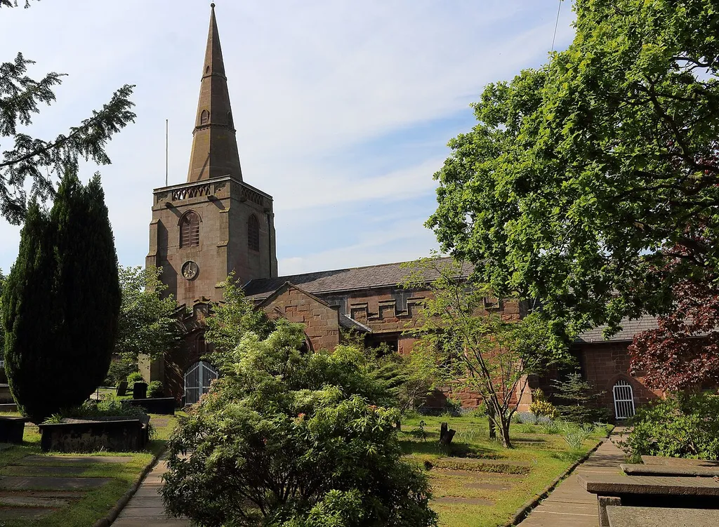View from the southern lych gate